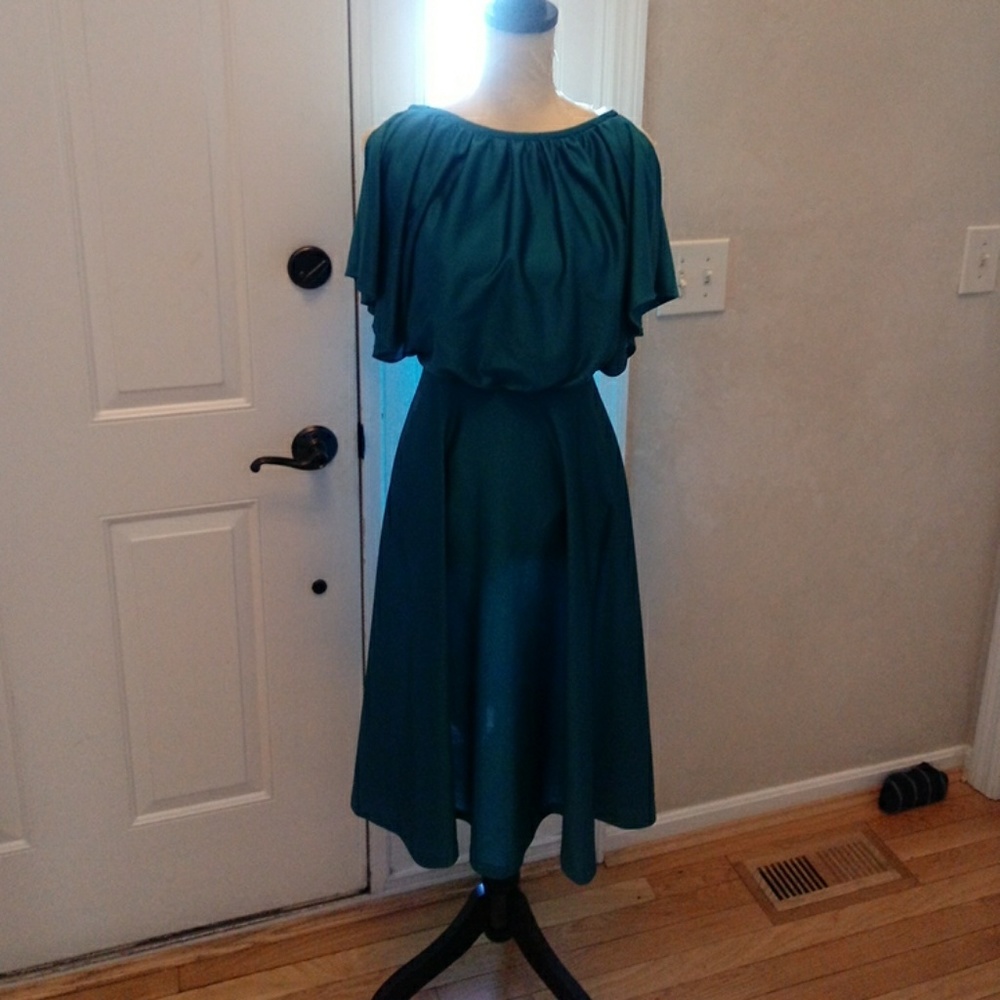 Vintage teal dress